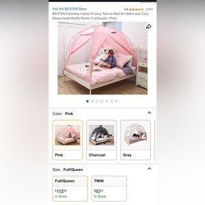 Bed tent full / double size, EUC